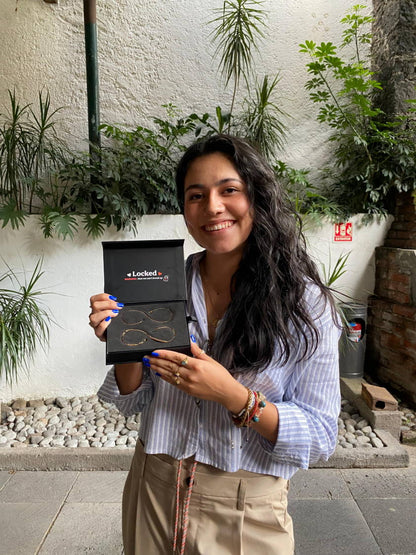 Locked Unisex Permanent Couples Bracelets with SpecialClasp -Perfect Date Night Gift for Anniversary and Birthday